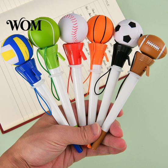 Colorful Stationery for Teens Sport Funny Writing Pen, Volleyball/Tennis/Rugby/Basketball/Football/Baseball Design, Creative Decompression Unique