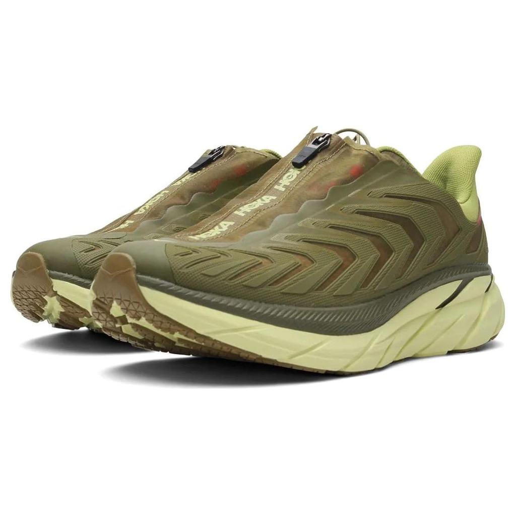 HOKA Project Clifton Avocado Dark Citron Мужские кроссовки зеленые 1127924-ADCT