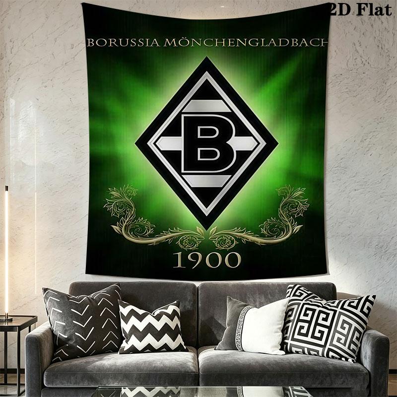 Borussia Wall Hanging Printed Fabric Blanket Decorative Tapestries for Bedroom Living Room Home Decor