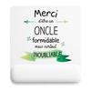 Tapis De Souris - PLANETEE - Merci Oncle Inoubliable - Multicolore - 22x18 Cm - 3 Mm