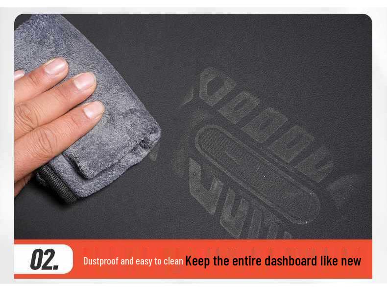 Коврик-тент Binzhi на приборную панель для центральной консоли - Защита от солнца и декор салона.