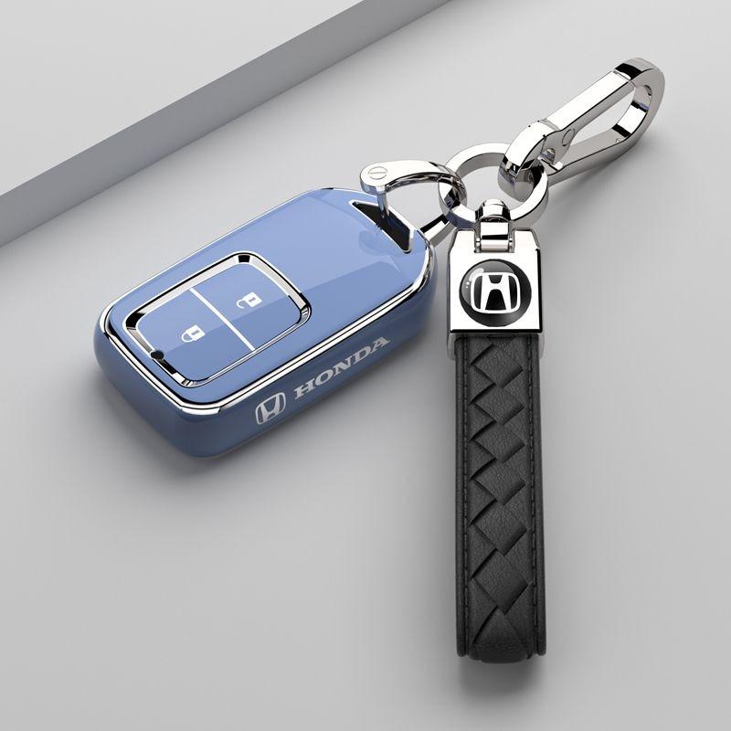 New Style Fashion TPU Car Key Cover Case Shell for Honda 2017 2018 19CRV Pilot Accord Civic Jazz Jade Fit HR-V Freed Accessories LV4