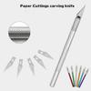 Exacto Knife for Crafting Manual Rubber Stamp Carving Penknife Art Knife for Crafting Modeling Knife