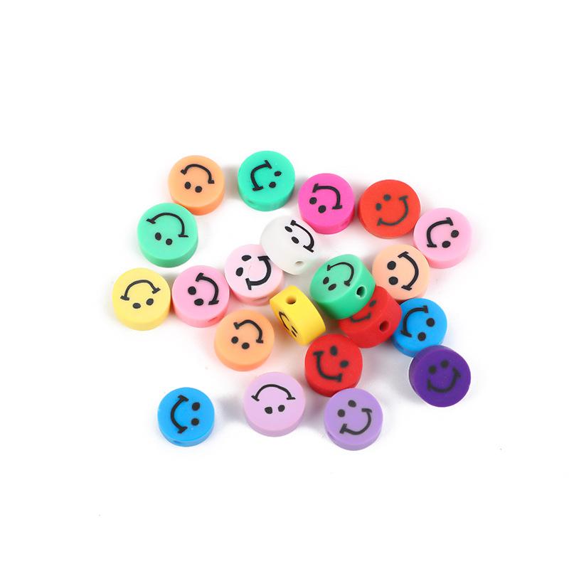 Diy Polymer Clay Soft Ceramic Beads, Round Soft Ceramic Beads Handmade Jewelry Accessories