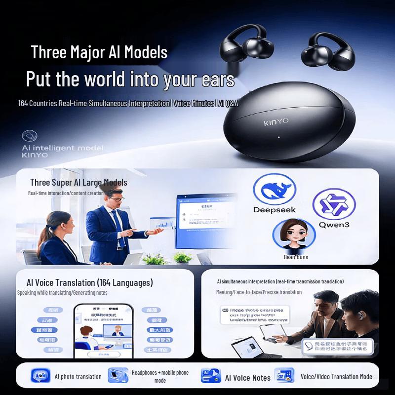 KINYO Z4 Bluetooth-наушники для спорта с открытым дизайном