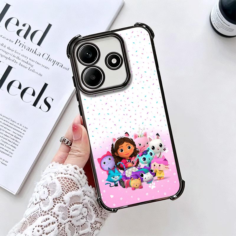 G-Gabbys Dollhouse Мультяшный Чехол для Телефона с Покрытием для Xiaomi Redmi Note 14 15 Pro Plus 13 12 11 11S 11T 10 9S 9 5G Противоударный Airbag