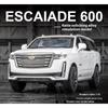 Модель автомобиля 1/32 для внедорожника Cadillac Escalade, литой игрушечный автомобиль со звуком и светом, инерционный механизм, многоцветный