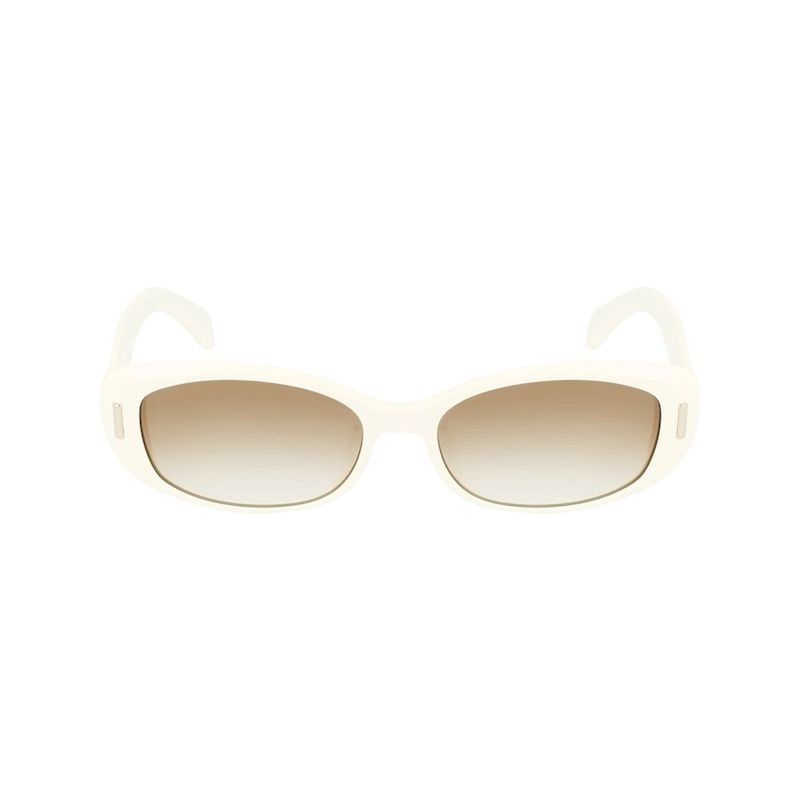 Ferragamo Модные Высококачественные Овальные Солнцезащитные Очки Женские Очки Черные Белые SF2021SLB-1