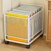 Rolling Cart with Wheels File Folder Storage Trolley On Organizer for Dormitory