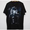 1990 Джанет Джексон Тур Rhythm Nation Футболка Черный репринт