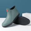 Rain Shoes for Men Rubber Shoe Platform Ankle Boots 2025 Autumn Winter Slip On Booties Boots for Men Waterproof Work Botas