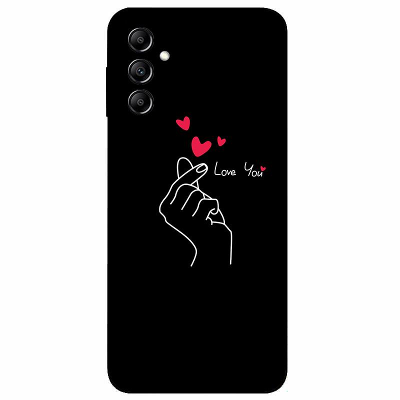 Для Samsung A14 4G A 14 M14 5G Чехол Расписной ТПУ Мягкий Силикон Черный Funda для Samsung Galaxy A14 A145F Бампер GalaxyA14 M 14 Сумка
