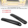 Pair Front Bumper Trim Set For Mini One Cooper R50/R52/R53 01-2004 Glossy Black