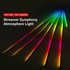 14 In 1 Car Symphony Ambient Light RGB LED Atmosphere Acrylic Strip Remote APP