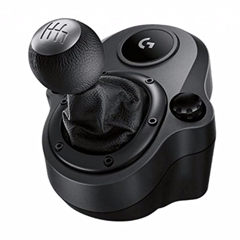 Logitech G Shifter LPST-14900 - Tested and compatible with Gran Turismo 7, PS5, PS4, PC, G29, G923, etc. - Racing Steering Wheel, 6-speed Shift Lever,