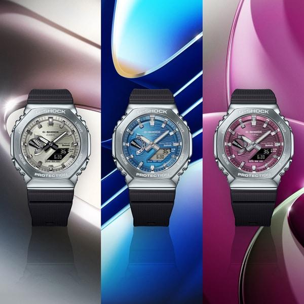 Casio G-SHOCK 2100 Series Metal Bezel GBM-2100A-2BJF Wrist Watch for Men