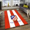 Atletico Madrid Design Area Rug - Non-Slip, Soft & Cozy Floor Mat for Living Room, Bedroom, Office - Indoor/Outdoor Decorative Carpet