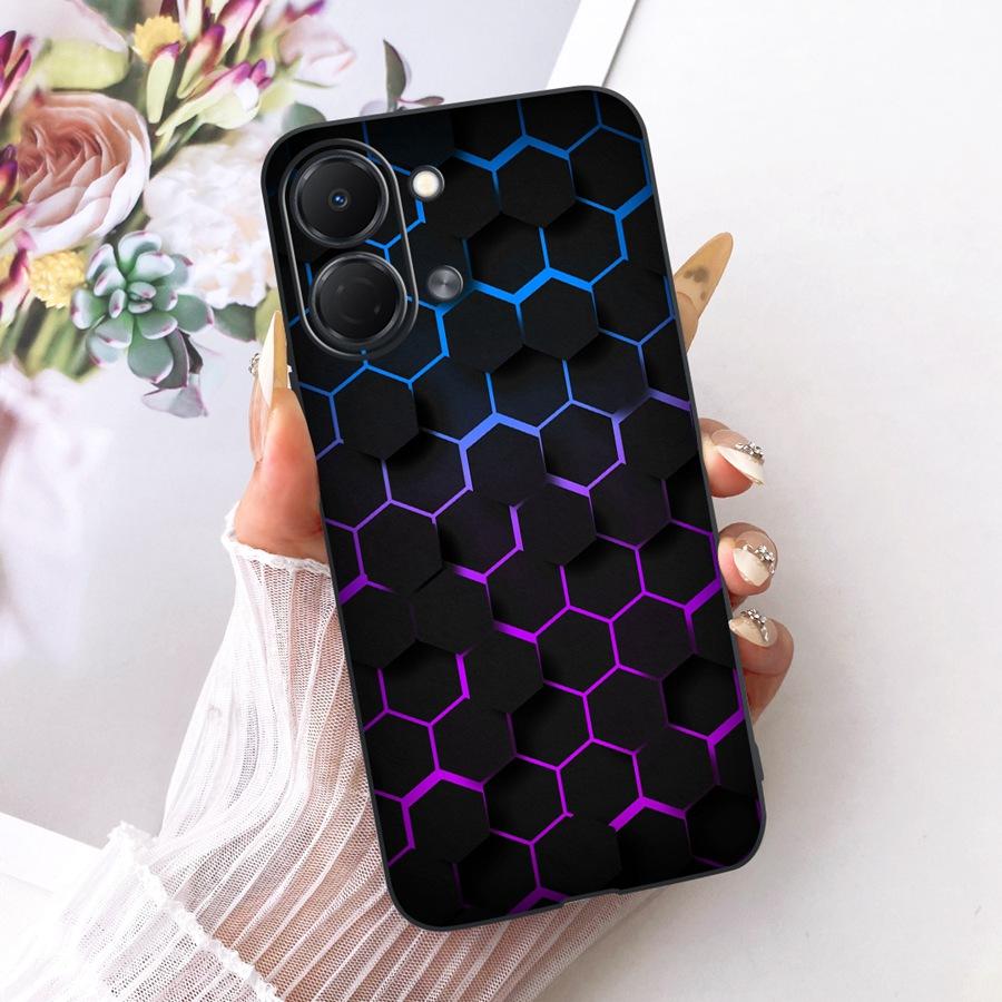 Модный стиль Расписанный чехол-ракушка для Tecno Spark GO 3 go3 Чехол KN3 Capa Мягкий силикон Черный Новый дизайн Чехол для Tecno POP 20 Couqe