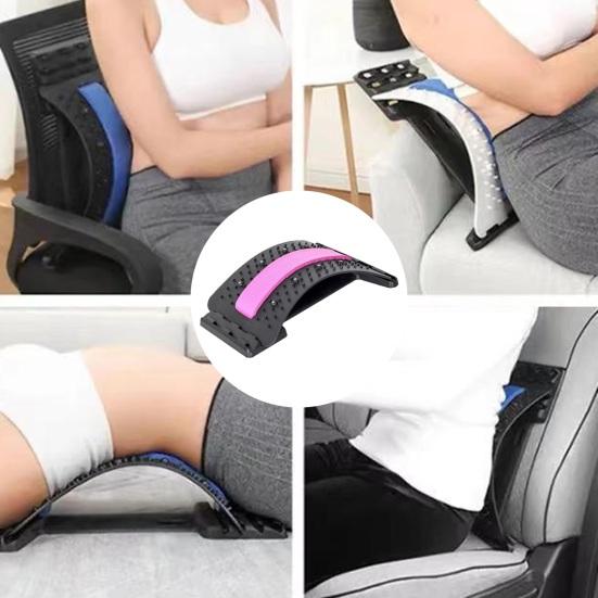 Back Stretcher Lightweight Portable Lumbar Traction Device Eco-friendly Back Pain Corrector for Pain Relief