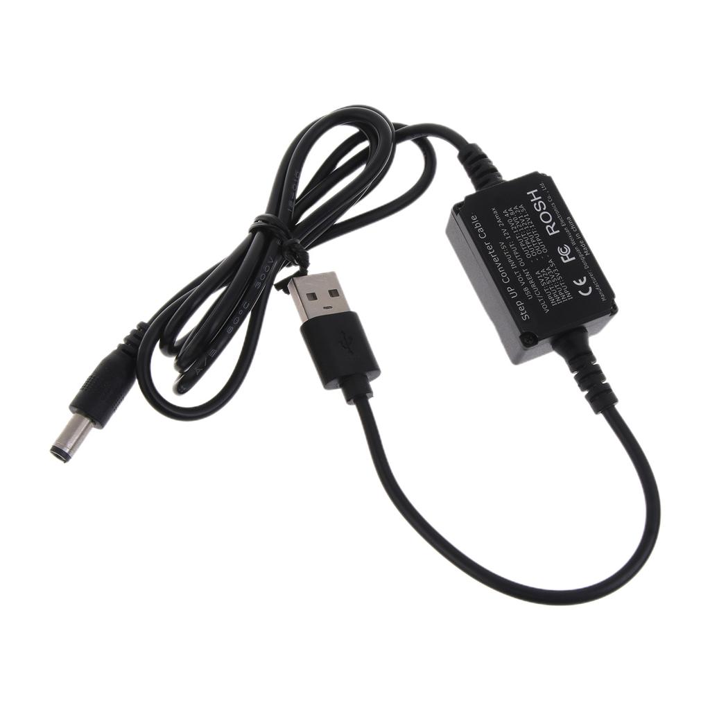 USB к DC5.5x2.1мм Круглое отверстие Повышающая линия Роутеры Повышающий кабель 5В Повышающий до 12В Зарядный кабель Шнур питания