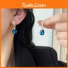 Drop Water Natural Earrings For Women With Alloy Material And Elegant Design