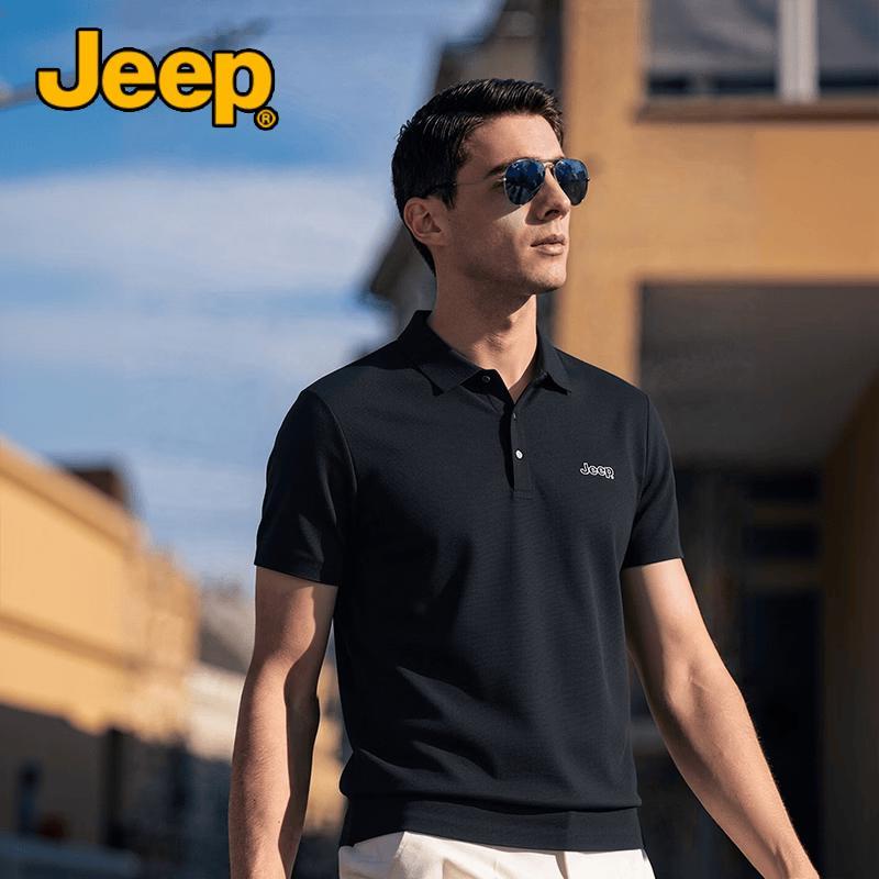 Jeep Мужская футболка-поло из ледяного шелка