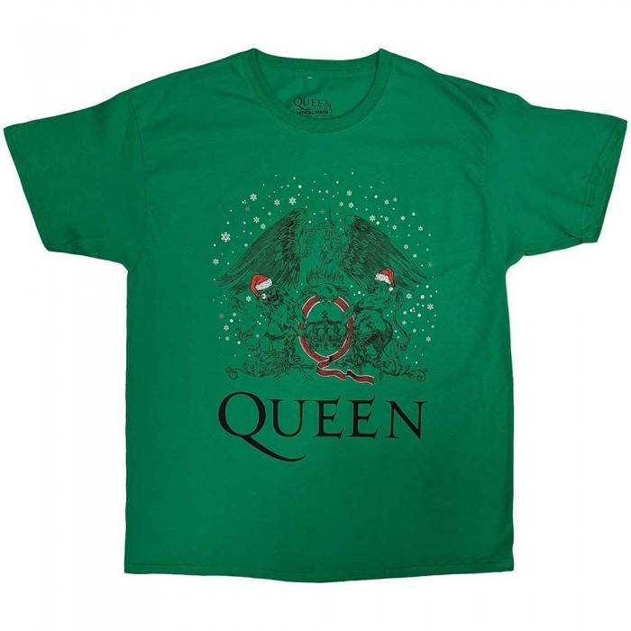 Queen Unisex Adult Holiday Crest Christmas T-Shirt