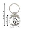 Canadian Horse - Keychain with a Horse, Keychain with a Print, Personalized Pendant from the Art-Dog Brand