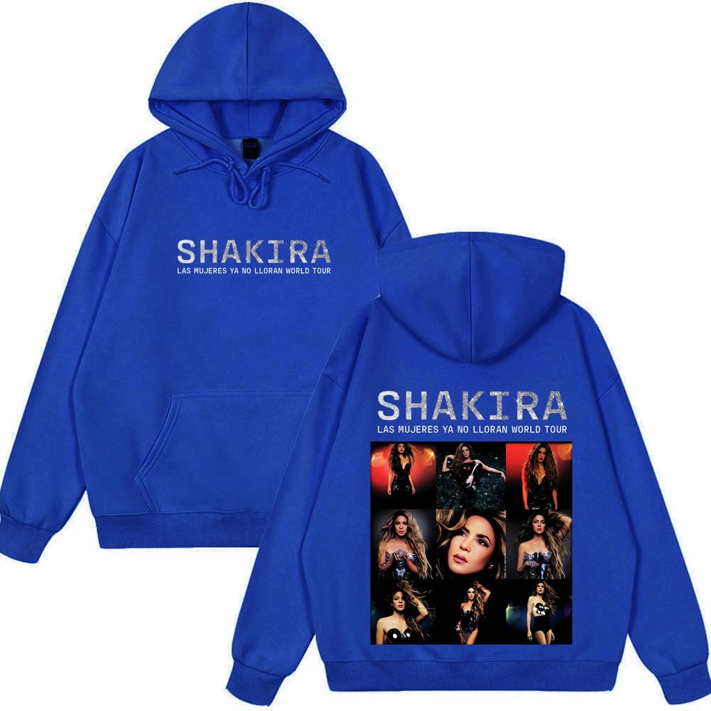 Shakira Las Mujeres Ya No Lloran Album 2026 Tour Print Hoodie Men Women Fashion Sweatshirt Loose Casual Cotton Vintage Pullover