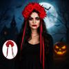 Cosplay Prop Rose Flower Headband Gothic Style Halloween Headdress  Halloween