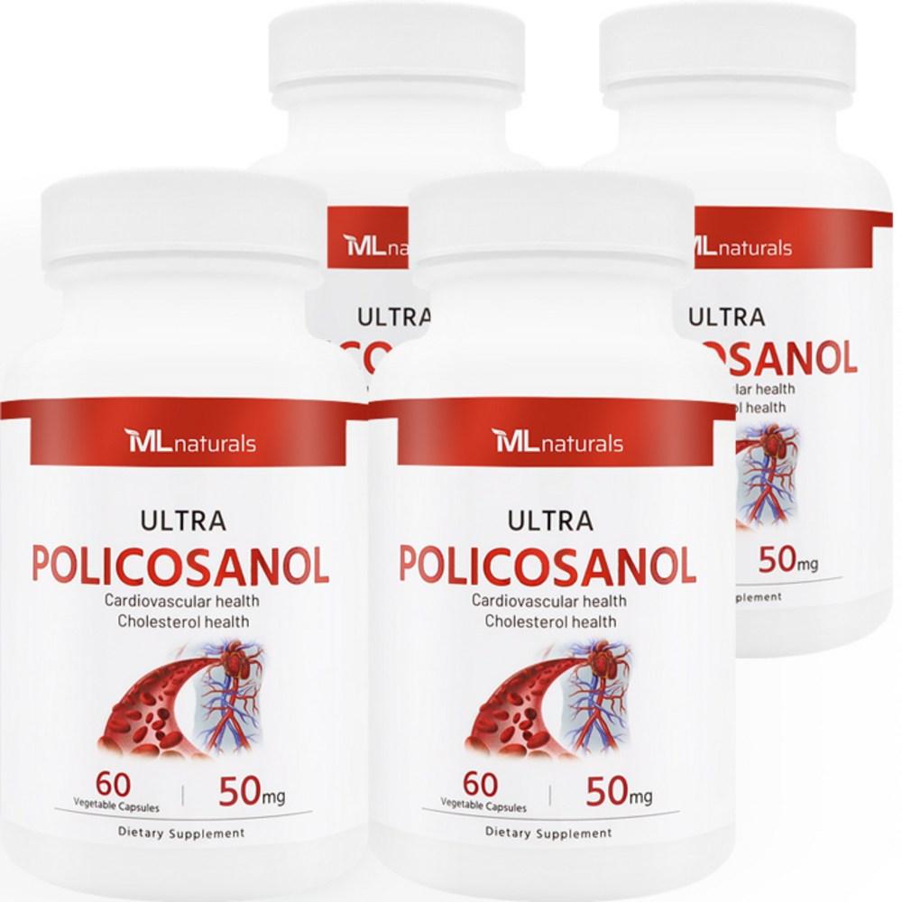 My Life Naturals Поликозанол 50 мг 60 таблеток 4 шт.