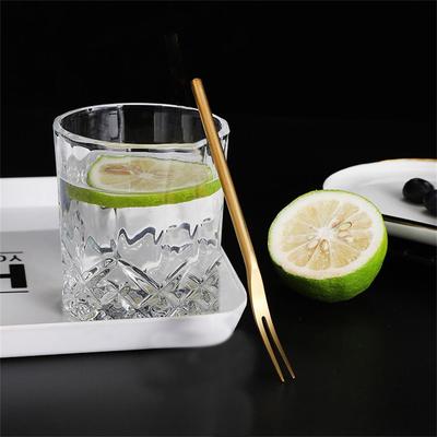 2/4/6 шт. Фруктовая вилка, которую трудно поцарапать, легко вставлять и вынимать, нержавеющая сталь, ковка, гладкие края, вилка для торта, десерта