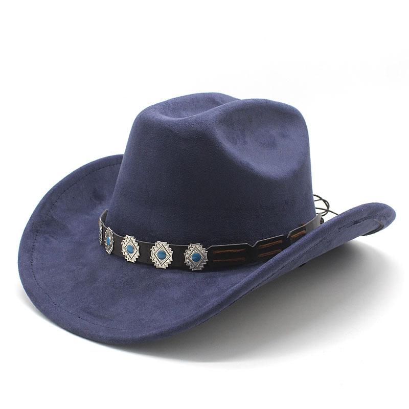 Fashion Casual High Top Big Eaves Suede Jazz Hat Outdoor Shopping Styling Felt Top Hat