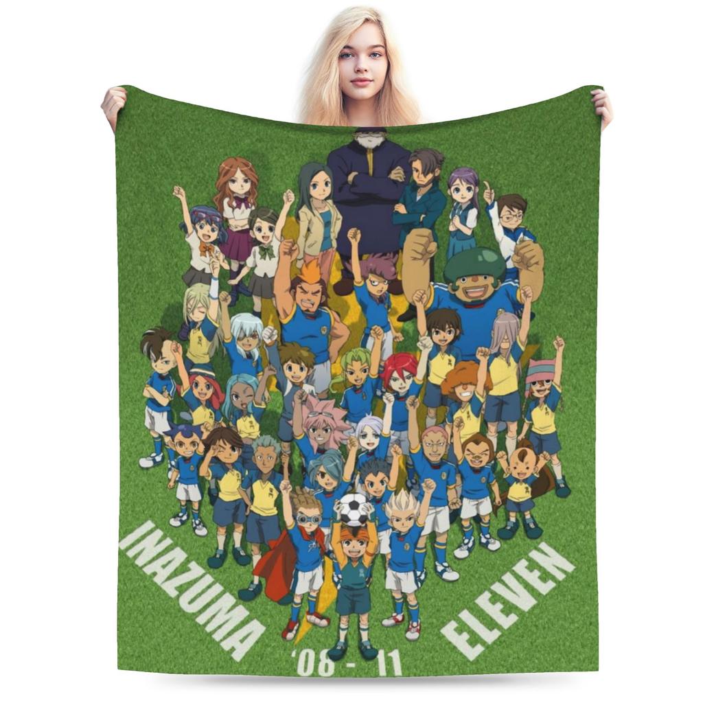 Stylish Inazuma Eleven: Victory Road Blanket Super Soft Flannel  Comfortable Throw Blankets Machine Washable