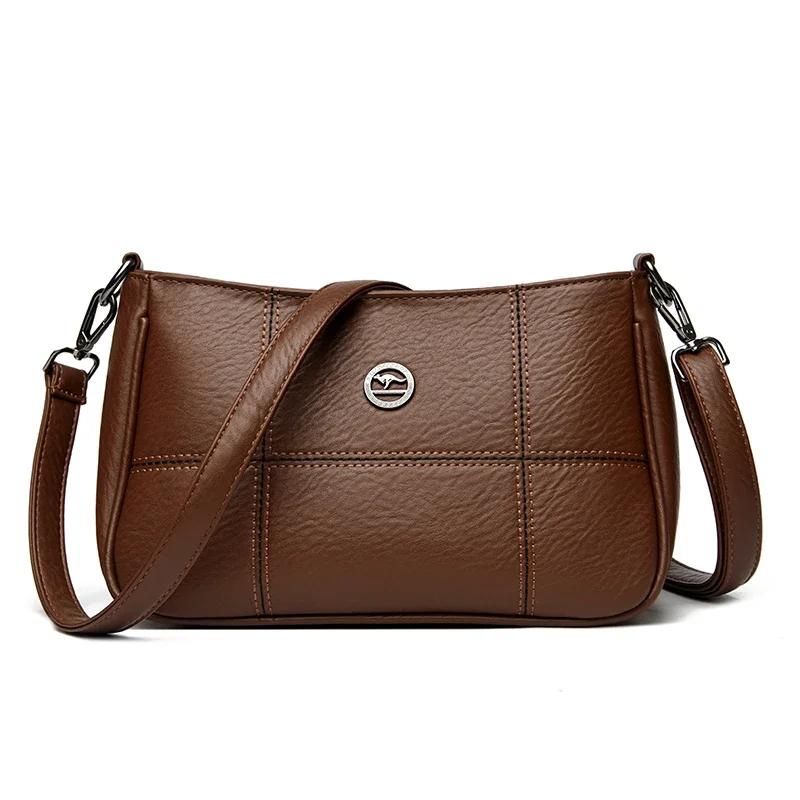 Женская роскошная дизайнерская сумка через плечо на одно плечо, трендовая высококачественная брендовая сумка-кошелек из мягкой кожи, женская сумка через плечо