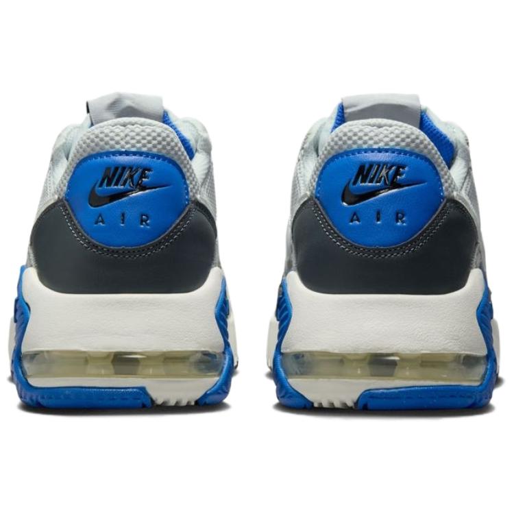 Nike Air Max Excee Кожаная Амортизация, Износостойкие Низкие Повседневные Кроссовки Мужские Серый Синий FZ5486-004