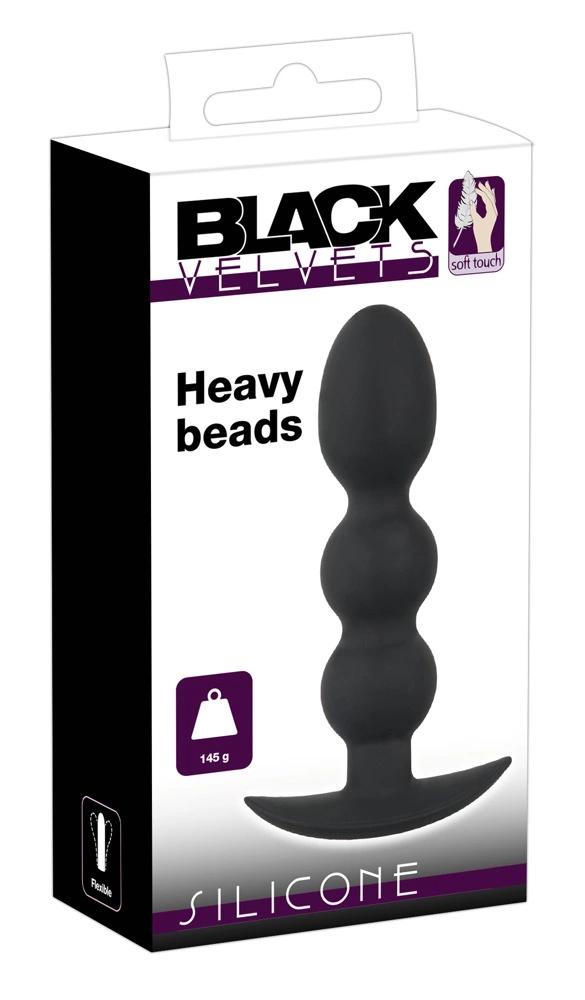 Anal Beads with Stand 145g - Black Velvets