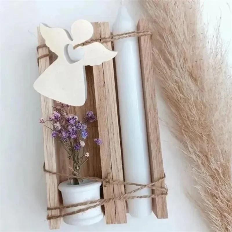 Xiaomi 1/2 шт. Кристальный клей сделай сам Эпоксидная смола трехмерные украшения пасхальные стерео милые ангел гипс свечные украшения силиконовая форма