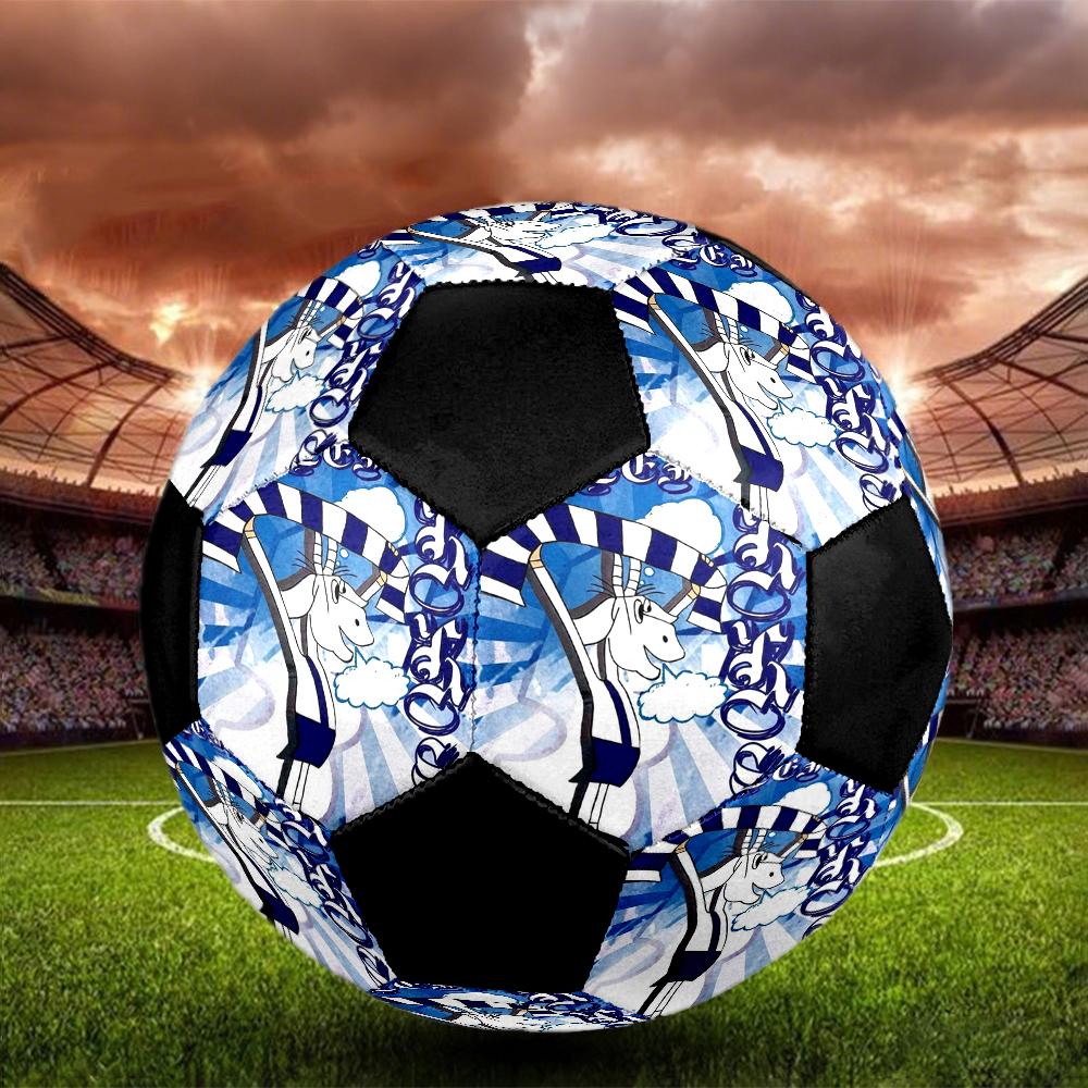 Kks Lech Poznan Indoor Soccer Ball Colorful Machine Stitched PVC Size 5 Team Training Competition Ready Durable High-Bounce Cool Sports Gift