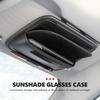 Car Sun Visor Glasses Case Sunshade Clamp Sunglasses Holder For Alfa Romeo Giulia 147 Mito 156 159 166 GT Stelvio Brera Volante