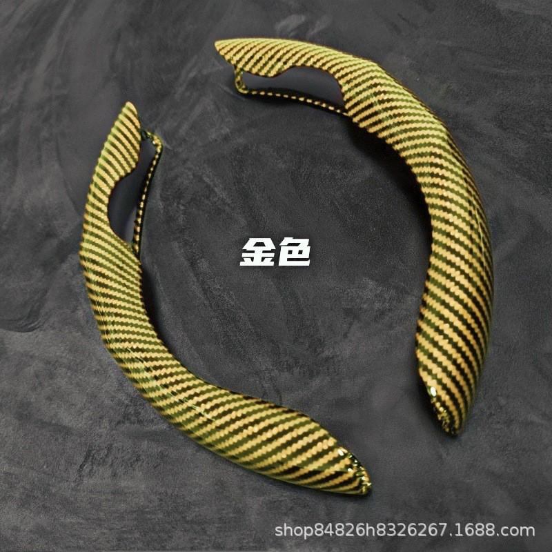 Universal Steering Wheel Cover Car SUV Truck Suede Nappa Leather Hand-Stitched 36-40cm Diameter All-Season Use