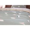 Parure de couette toutes dimensions "Petits Papiers" Réversible 100% Coton / 57 Fils/cm² - 140x200