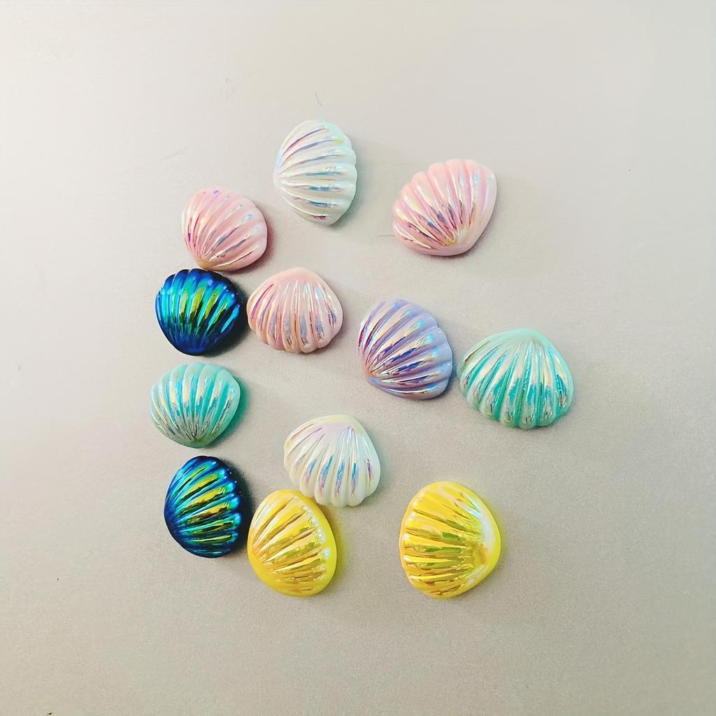 6 шт. симпатичных магнитов на холодильник в форме ракушек - декоративные и забавные для кухни, офиса, досок и шкафчиков
