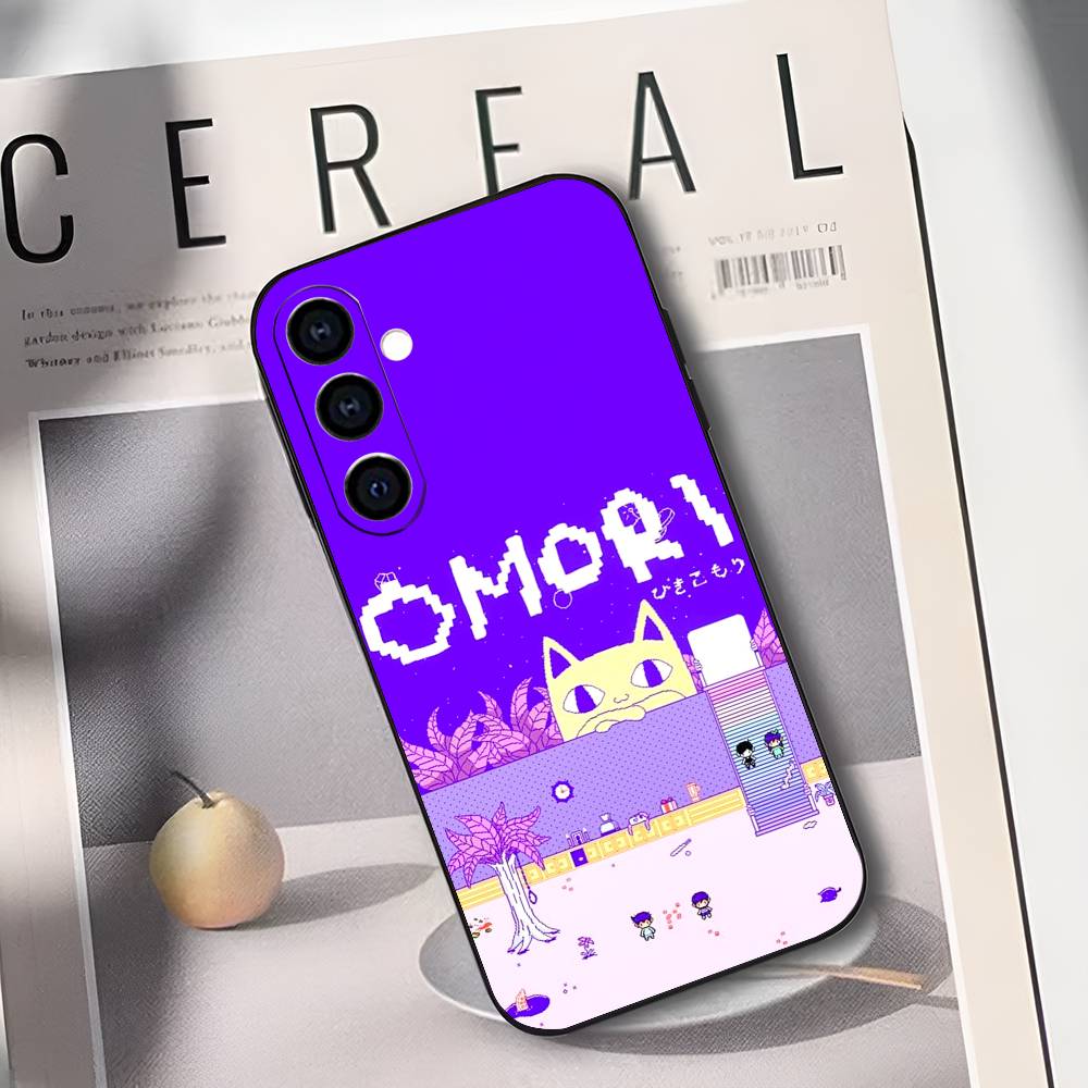 Game O-Omori Phone Case For Samsung Galaxy A73,A72,A71,A70,A53,A52,A51,Soft Silicone Black Cover