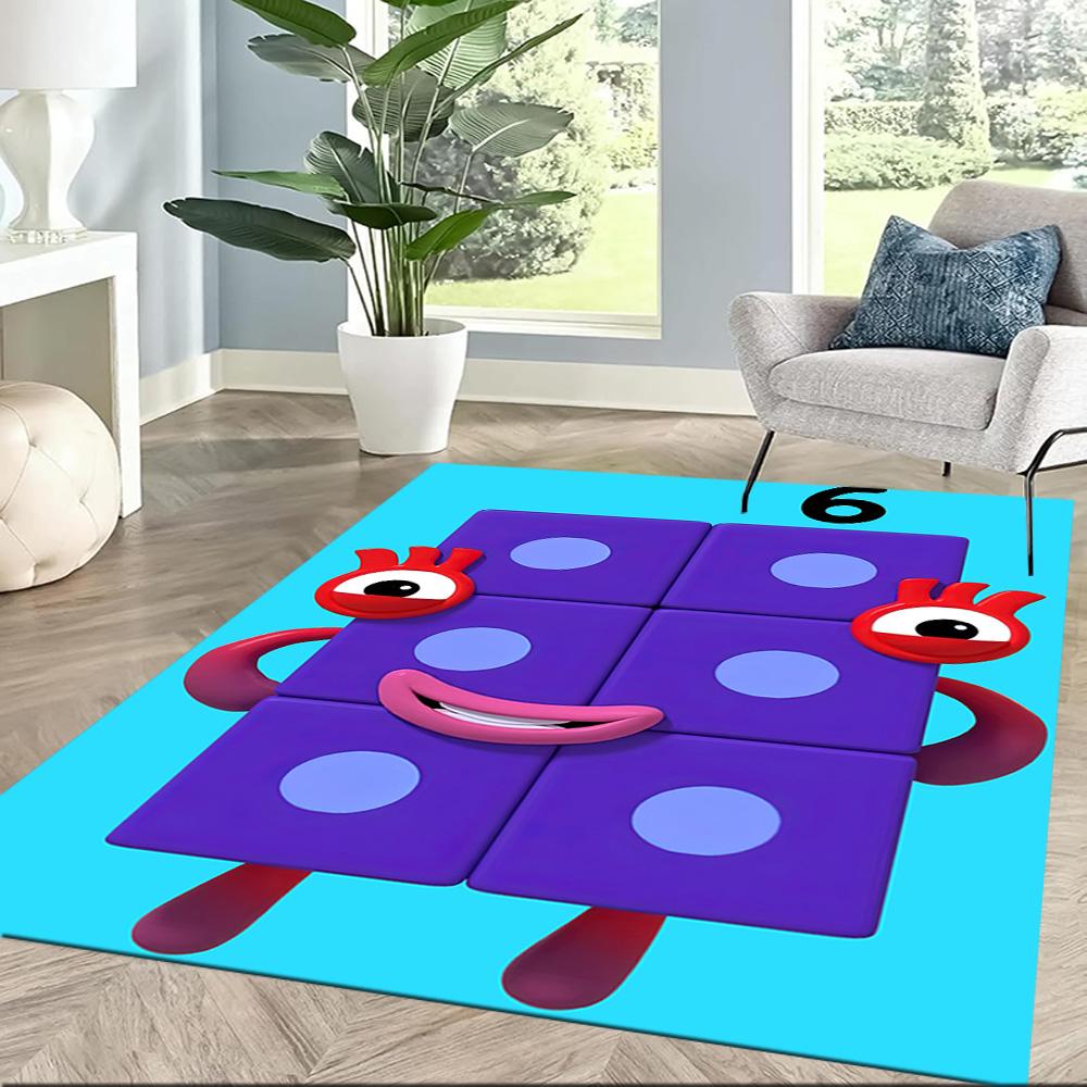 Numberblocks Carpet Suitable For Bedrooms Living Rooms Kitchen Game Room Antislip Rug Office Home Decor Best For Christmas