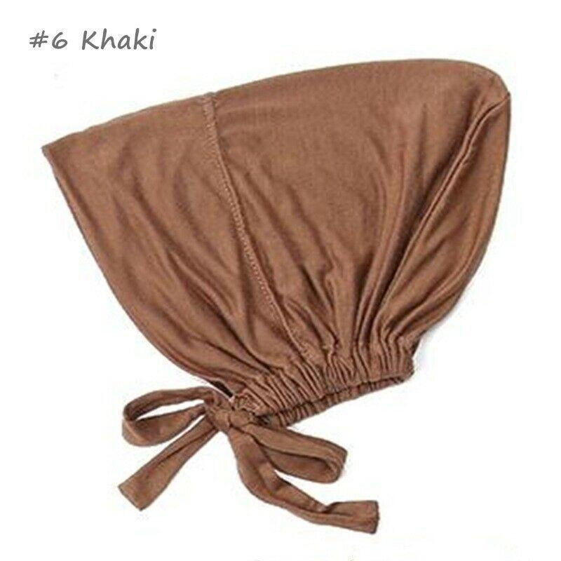Muslim Scarves Women Muslim Clothing Solid Modal Caps Islamic Underscarf Bonnet Turban