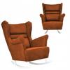 Zoja Rocking Chair, Scandinavian, Family Meble, Copper Orange