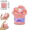 Праздничный набор Fluffy Butter Slime 2,37 унции, нелипкий ароматизированный DIY-набор для творчества, мягкое средство для снятия стресса для вечеринок и праздничных подарков