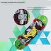 Small Finger Skateboard Professional Alloy Stand Fingerboard Plaything Cool Graffiti Finger Skate Board Novelty Toys For Kids & Adult