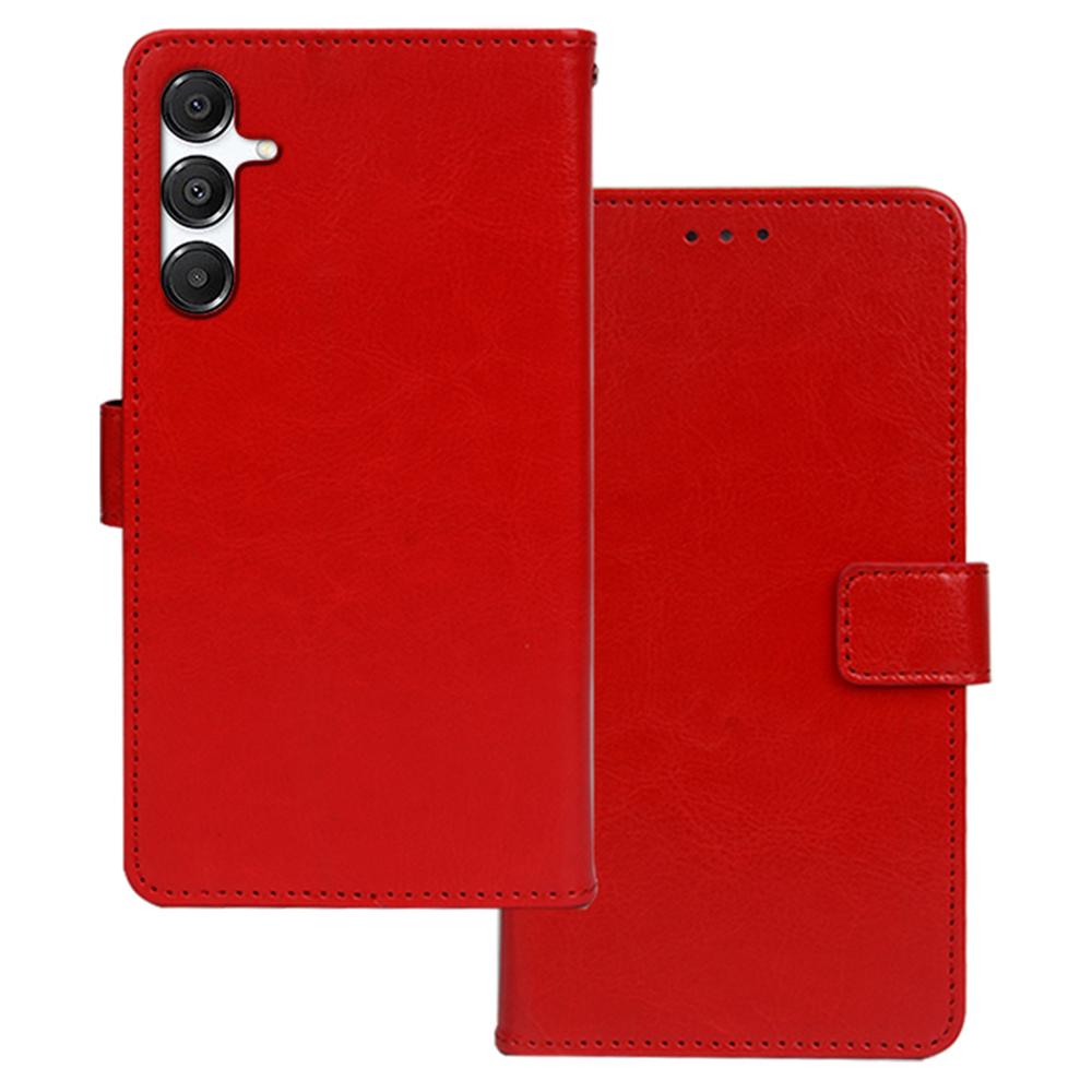 IDEWEI For Samsung Galaxy A36 5G/A56 5G Case Card Slots Holder Leather Phone Cover Crazy Horse Texture
